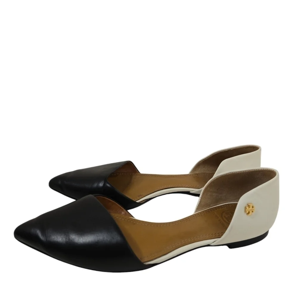 Tory Burch Leather D'Orsay Flats Size 7M